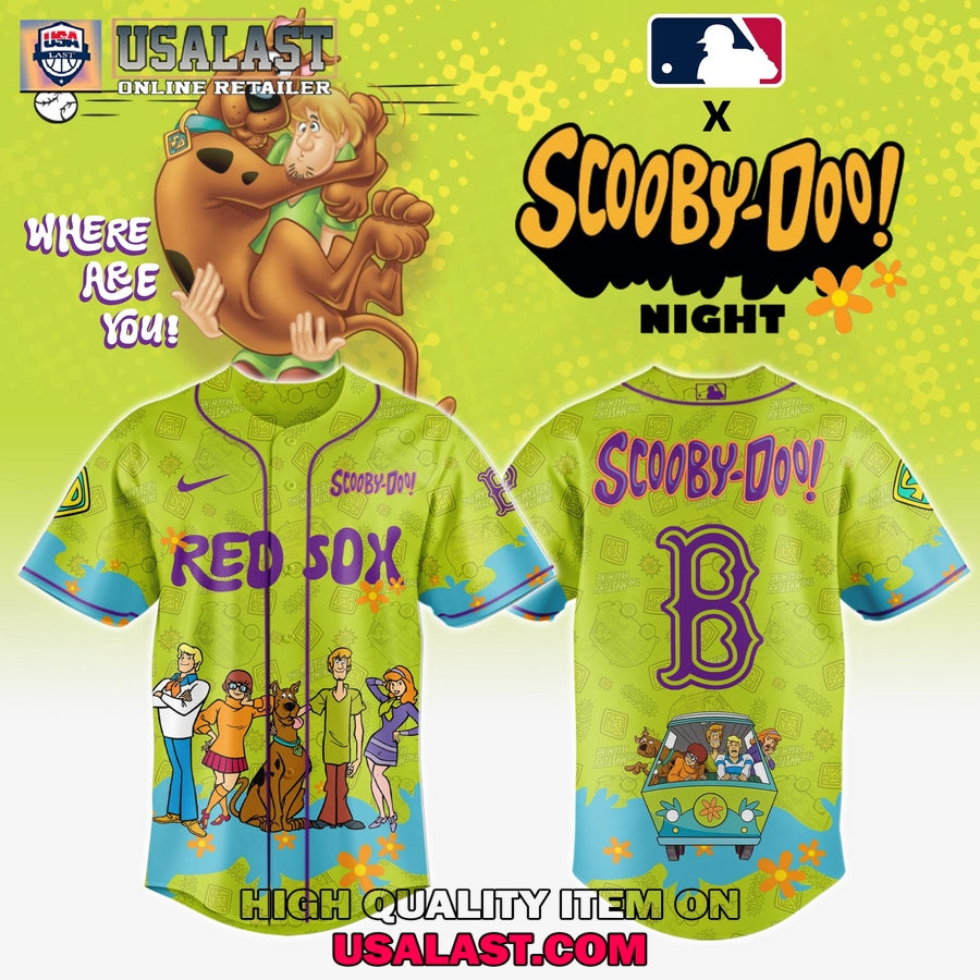 Boston Red Sox Scooby Doo Night 3D Hoodie Set