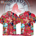 Boston Red Sox Tropical Short Sleeve Button Shirt