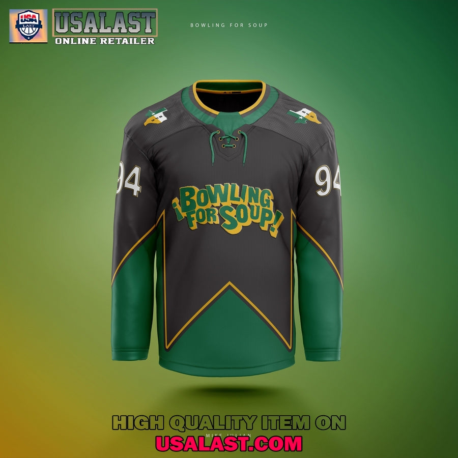 Bowling For Soup Rock Band Custom Hockey Jersey