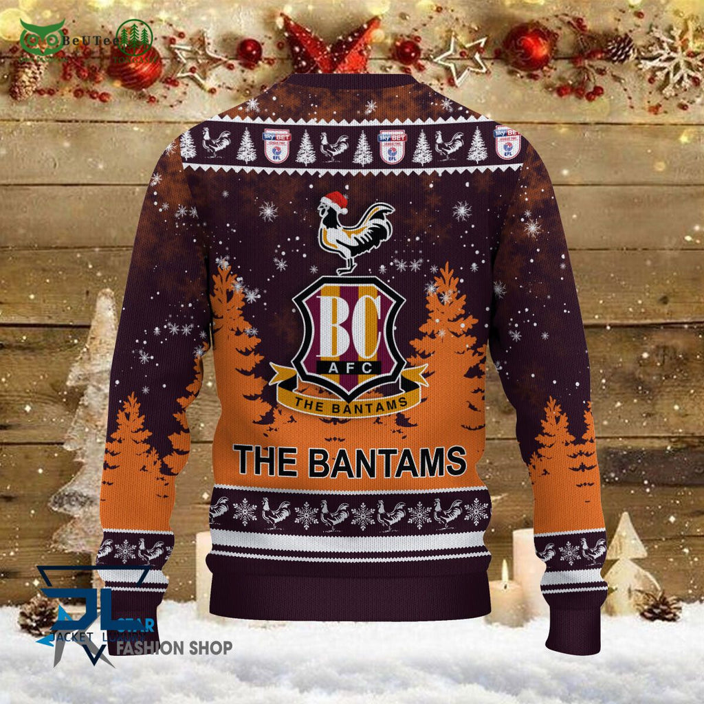 Bradford City EFL English Football League Champions Ugly Sweater
