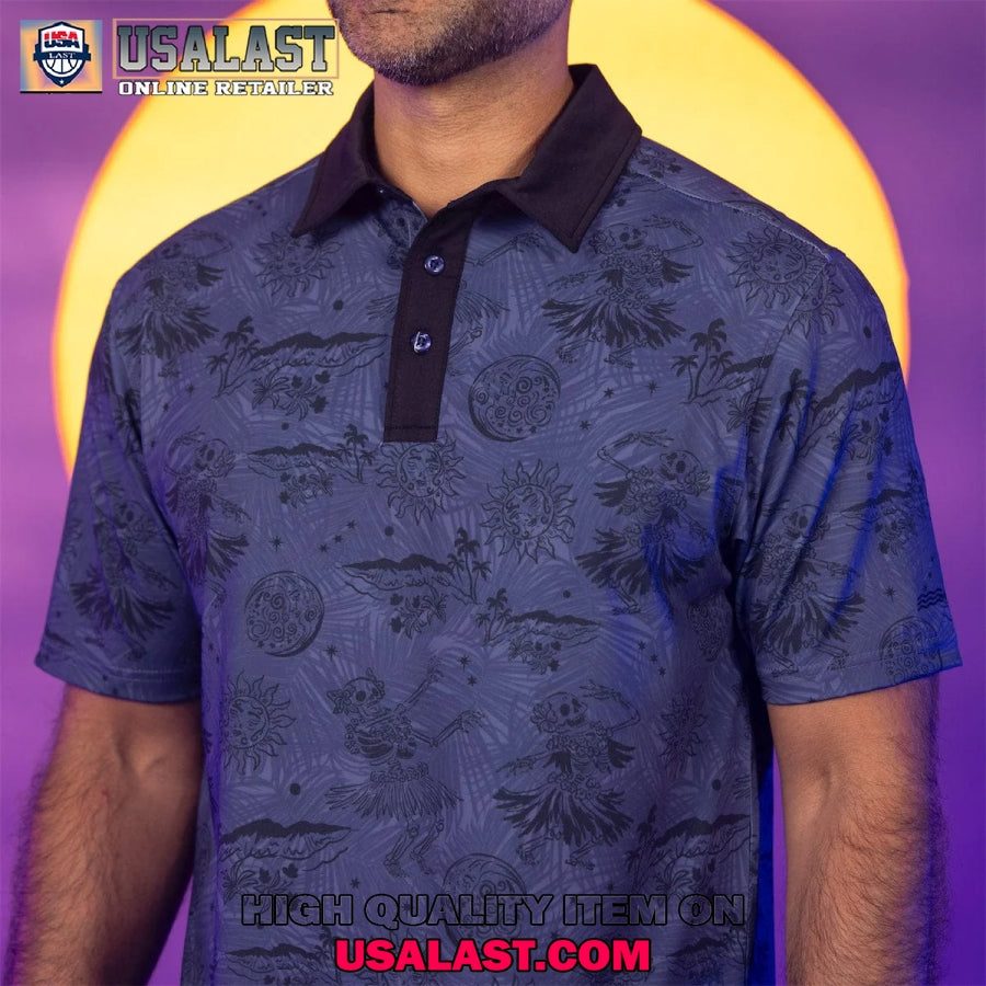 Breakfast Balls Bone Dancing Men Polo Shirt