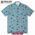 Breakfast Balls Teddy Rides Again Men Polo Shirt