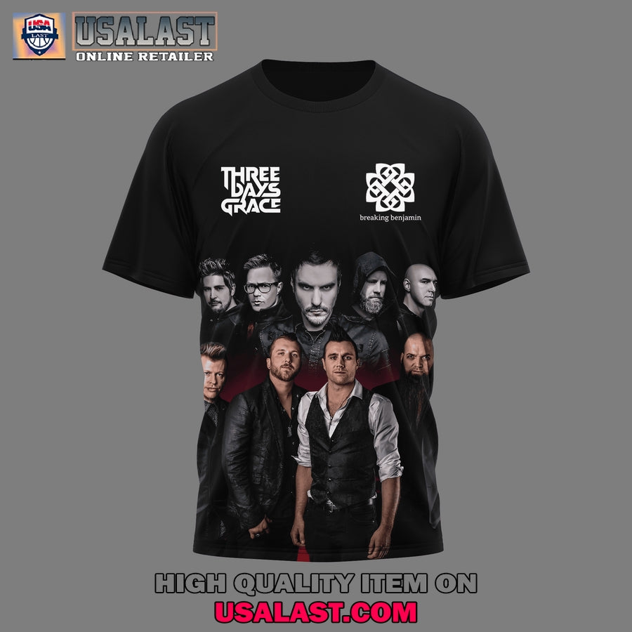 Breaking Benjamin x Three Days Grace 2025 Co-Headline Tour 3D Shirt