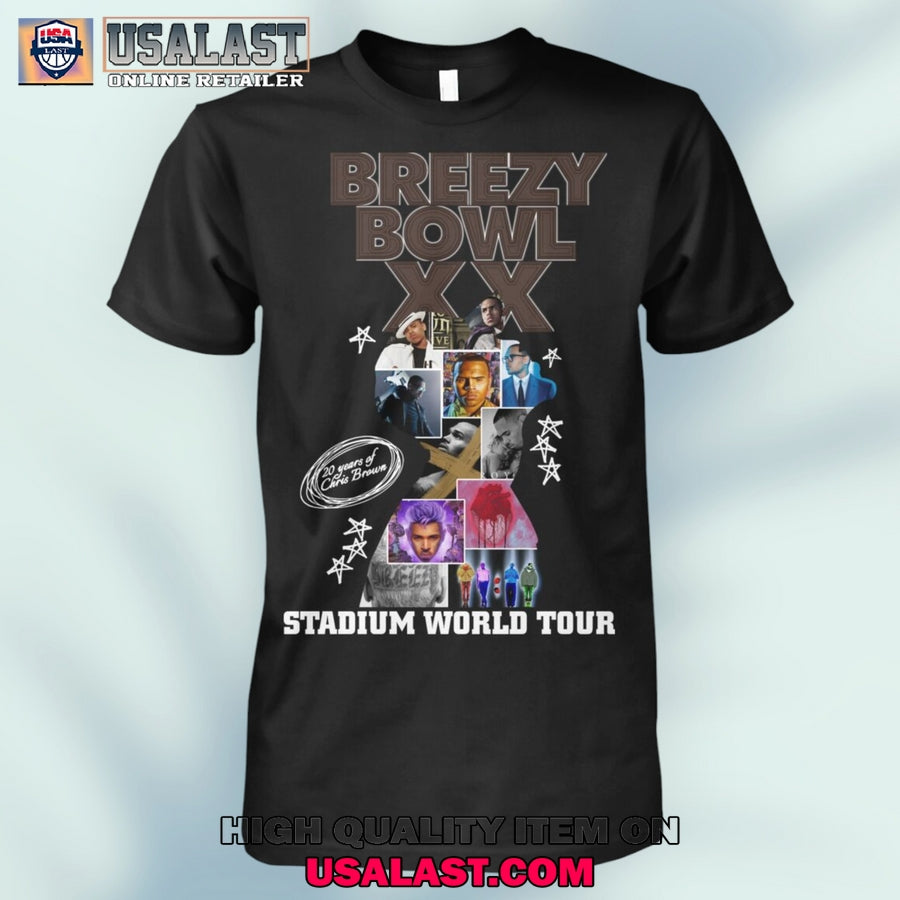 Breezy Bowl XX Stadium World Tour 2025 Unisex T-Shirt