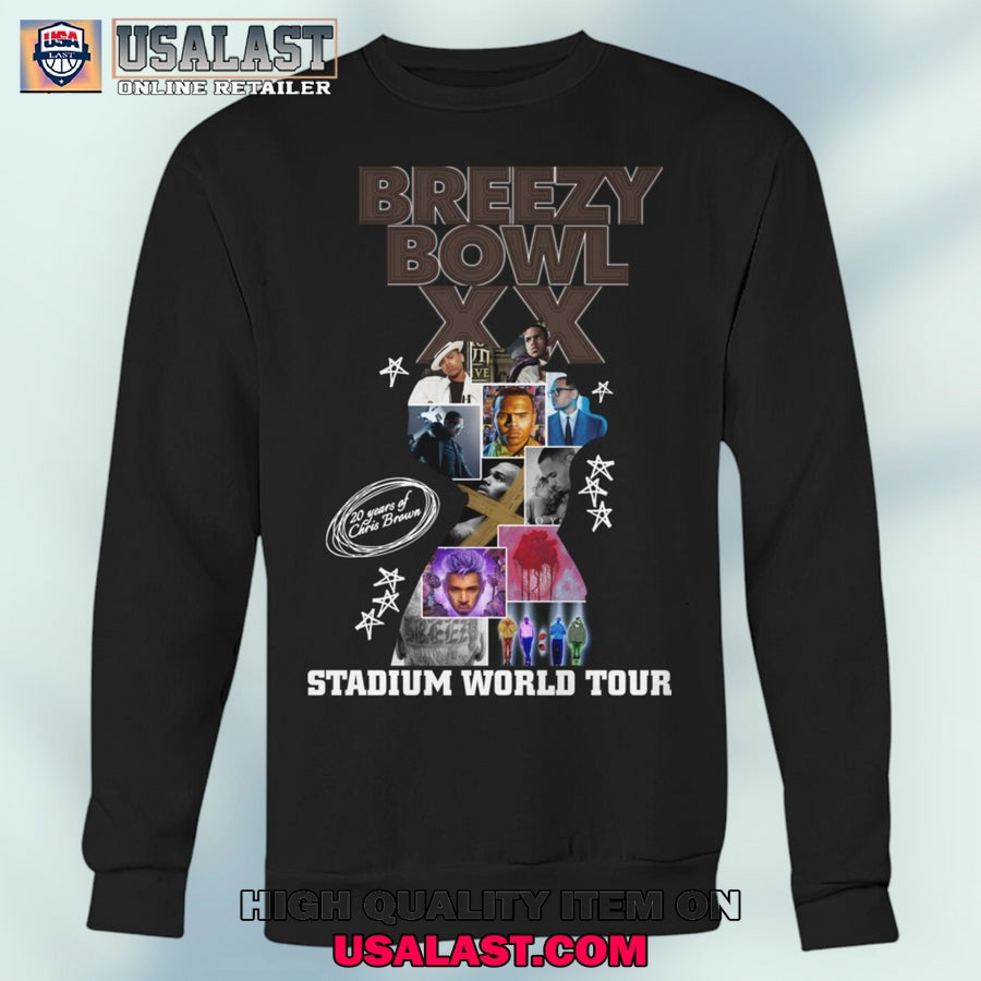 Breezy Bowl XX Stadium World Tour 2025 Unisex T-Shirt