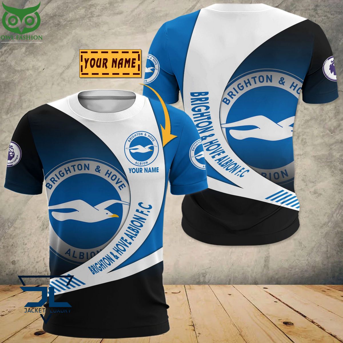 Brighton & Hove Albion F.C Premier League 2023 Customized 3D Polo Tshirt