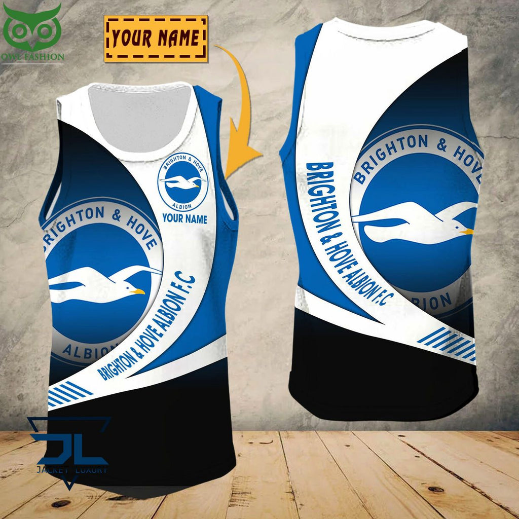 Brighton & Hove Albion F.C Premier League 2023 Customized 3D Polo Tshirt