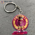 Brisbane Lions Football Club Teddy Bear Custom Keychain