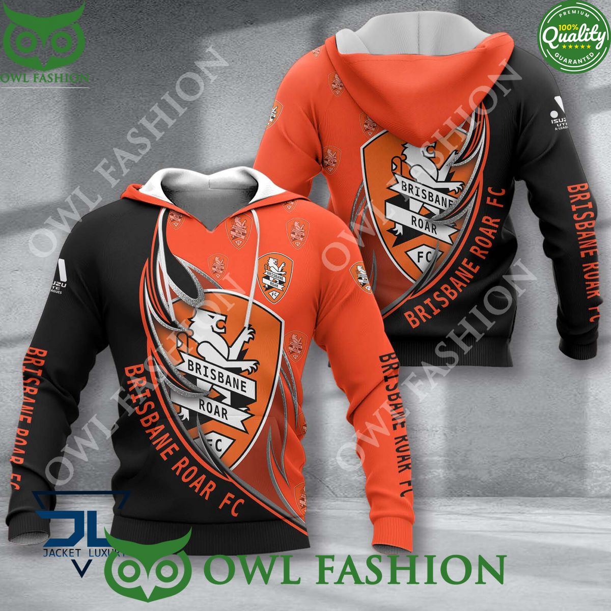Brisbane Roar FC A League Football 3D shirt hoodie