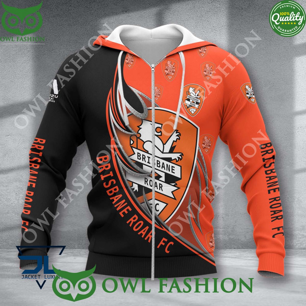 Brisbane Roar FC A League Football 3D shirt hoodie