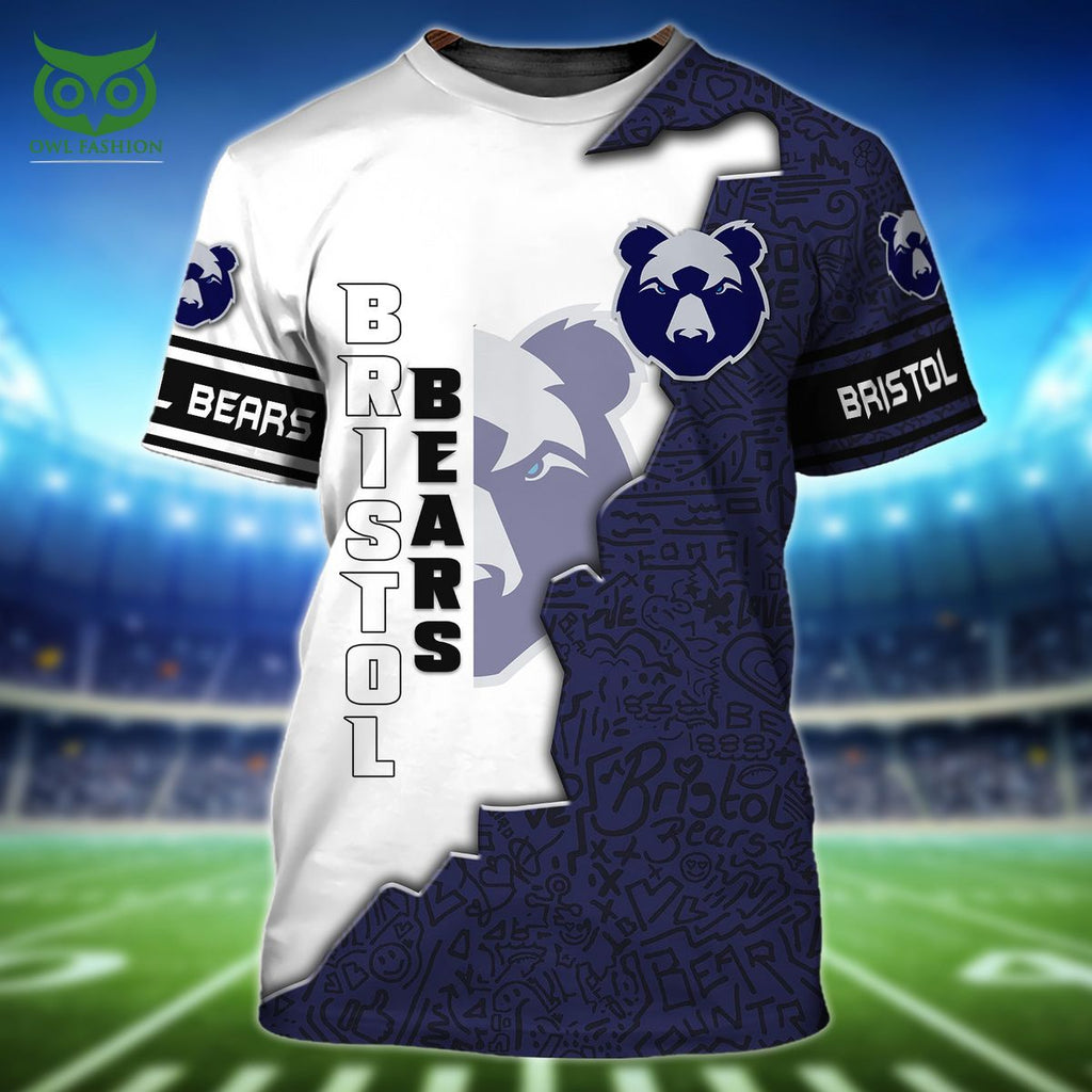Bristol Bears Football Club 3D TShirt Hoodie