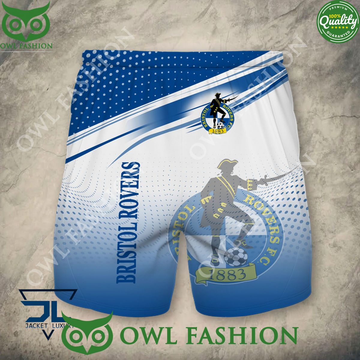 Bristol Rovers Football Champion Premium 3D Hoodie