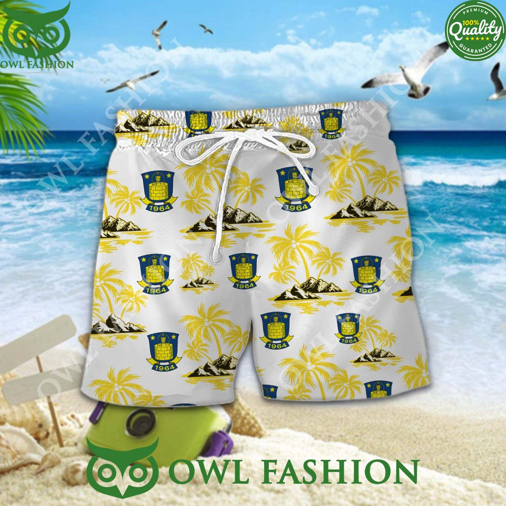 Brøndby IF Danish Football Coconut Island hawaiian shirt