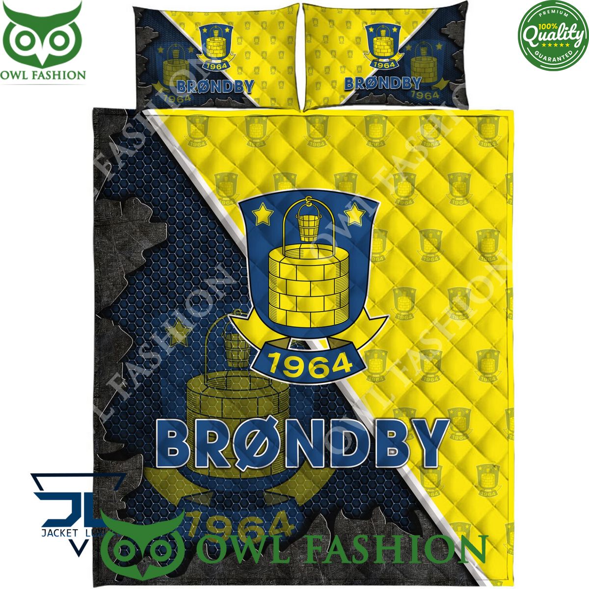 Brøndby IF Superliga Quilt Broken Bedding Set