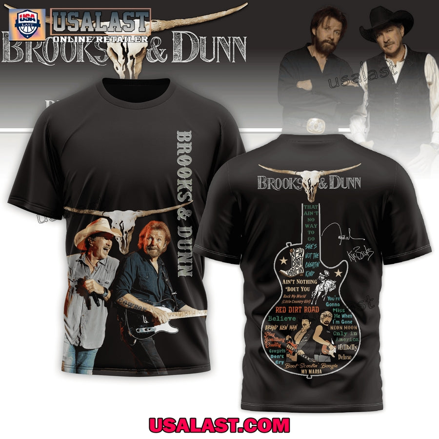 Brooks & Dunn Guitar Signatures 3D T-Shirt