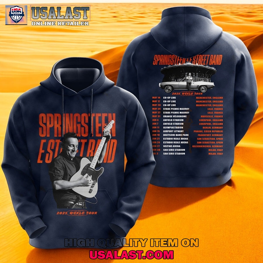 Bruce Springsteen And The E Street Band 2025 Tour 3D Shirt