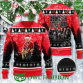 Bruce Springsteen E Street Band Guitar Christmas 3D Ugly Sweater