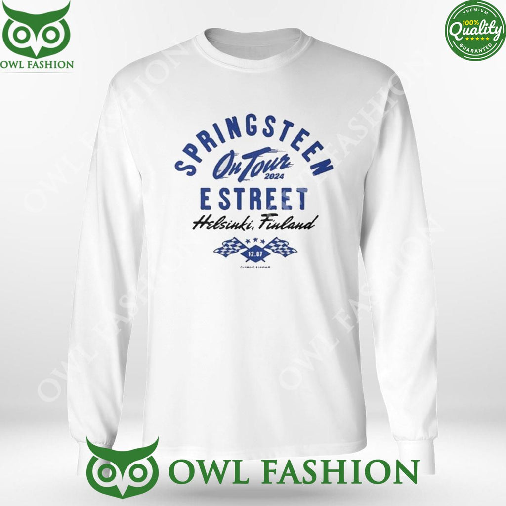 Bruce Springsteen On tour July 12 2024 Olympia Stadium Helsinki Finland And E Street Band t Shirt
