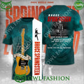 Bruce Springsteen World Tour 1964 2024 Anniversary Rock 3D t shirt
