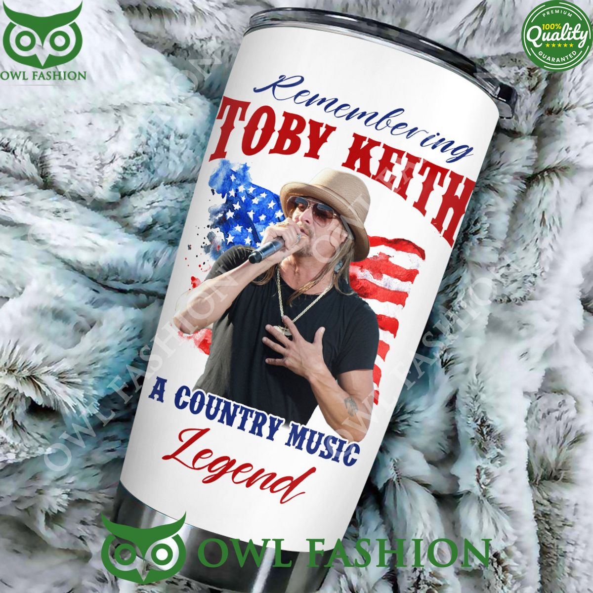 Toby Keith Remembering A Country Music Legent Tumbler Cup