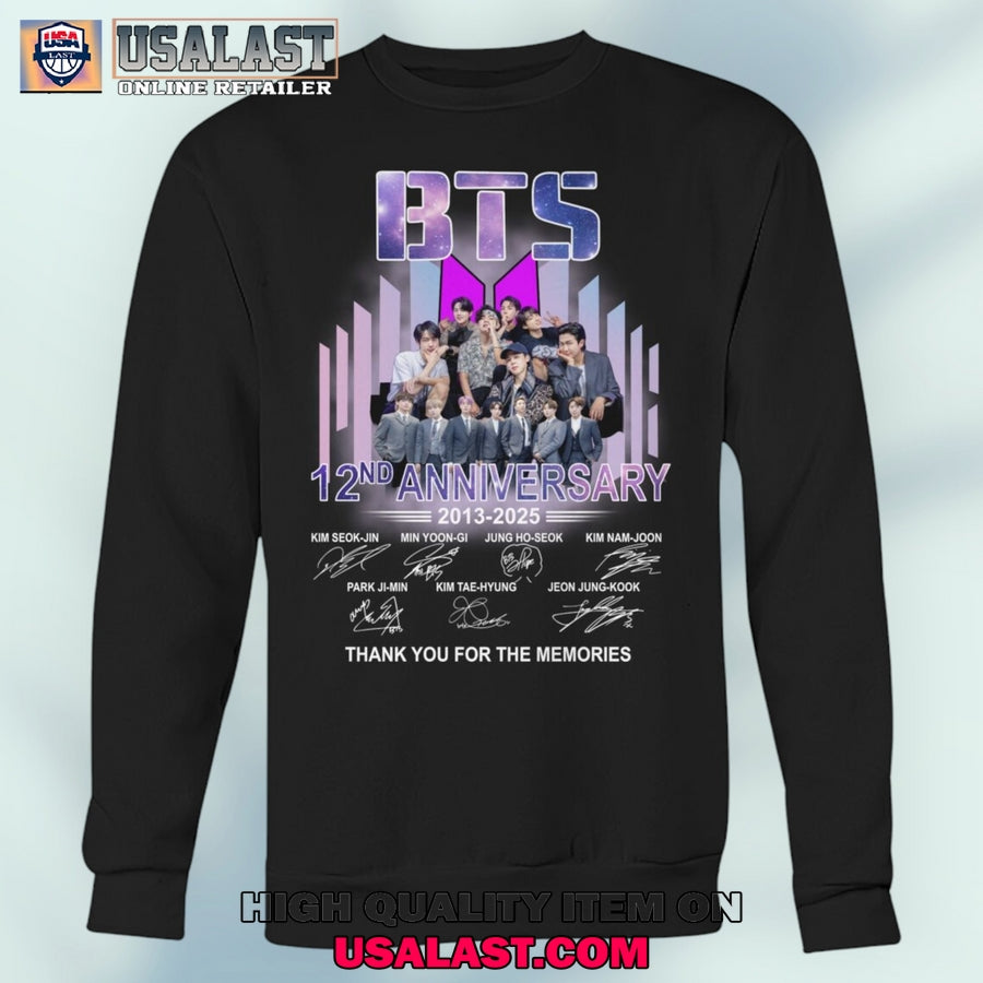 BTS Band 12nd Anniversary 2013-2025 Unisex T-Shirt