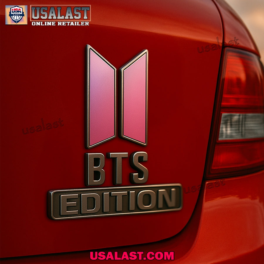 BTS Custom 3D Car Badge Sticker