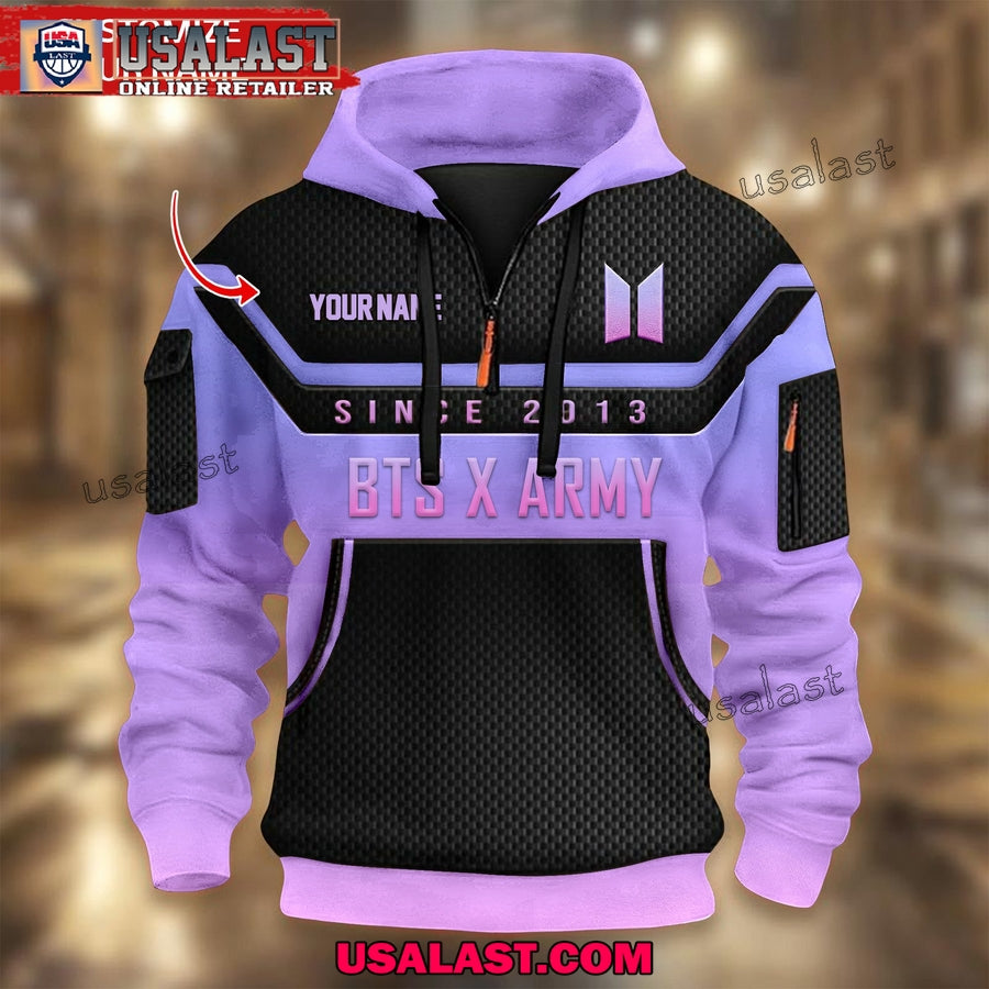 BTS x Army Since 2013 Custom Name Heavy Hoodie