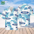 Bud Light Premium Hawaiian Shirt Palm Leaves Pattern Beer Lovers Gift