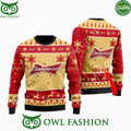 Budweiser Beer Christmas Sweater Jumper