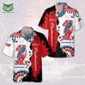 Budweiser Beer Hawaiian Shirt Independence Day 4th Of July