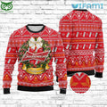 Budweiser Ugly Christmas Sweater Wreath Christmas Gift For Beer Lovers