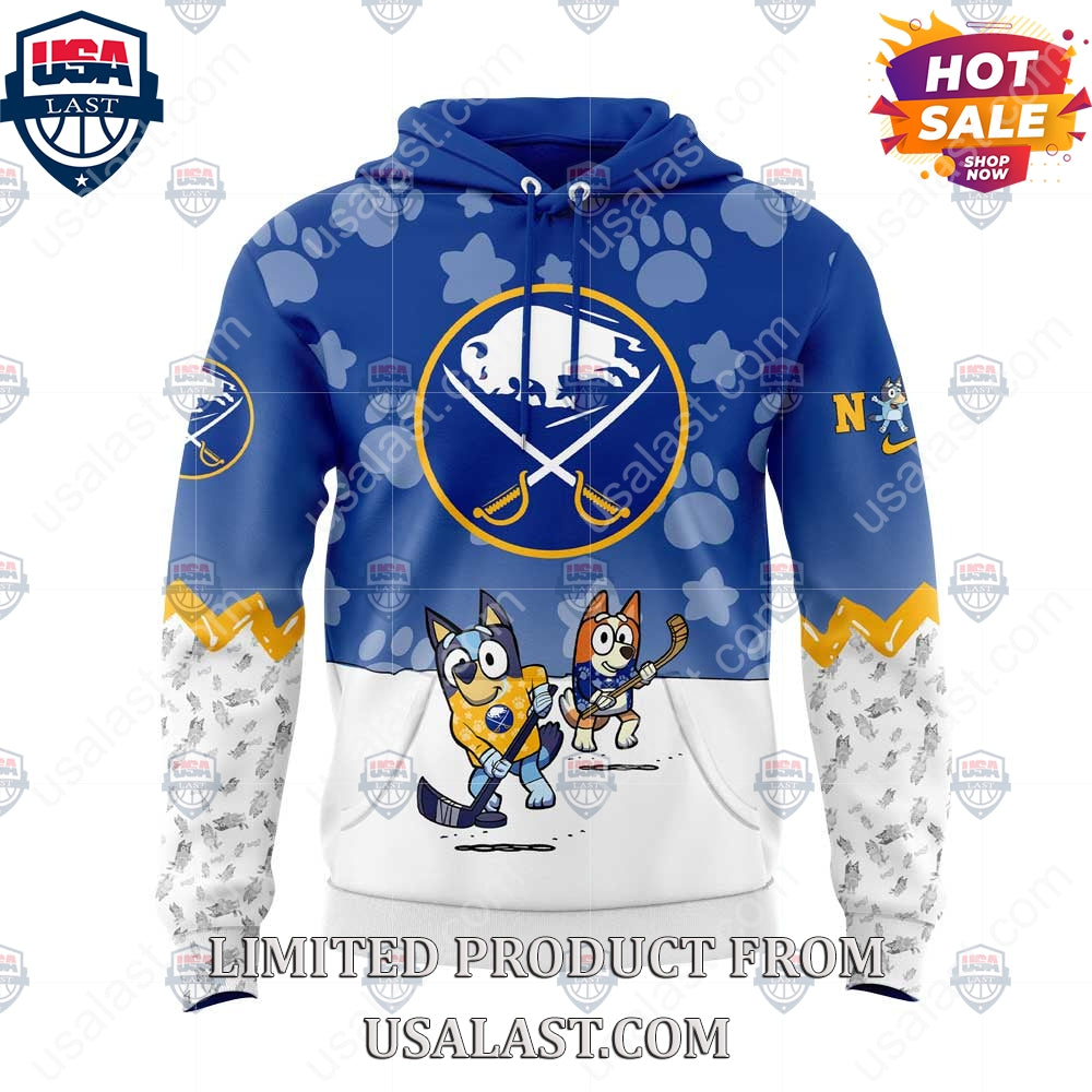 Buffalo Sabres NHL Bluey and Bingo Hoodie