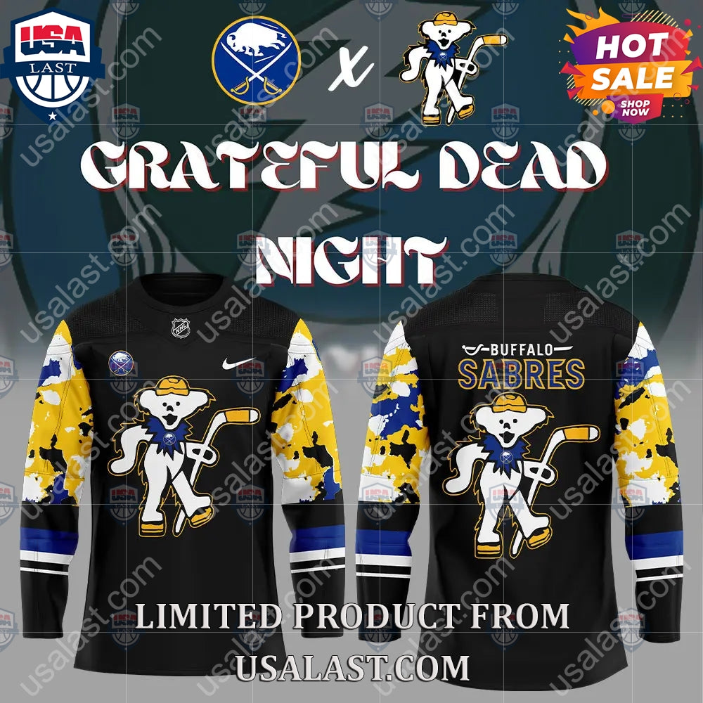 Buffalo Sabres NHL Grateful Dead Night Peanuts Hoodie