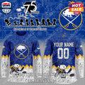 Buffalo Sabres NHL Happiness Is 75th Anniversary of Peanuts Hoodie