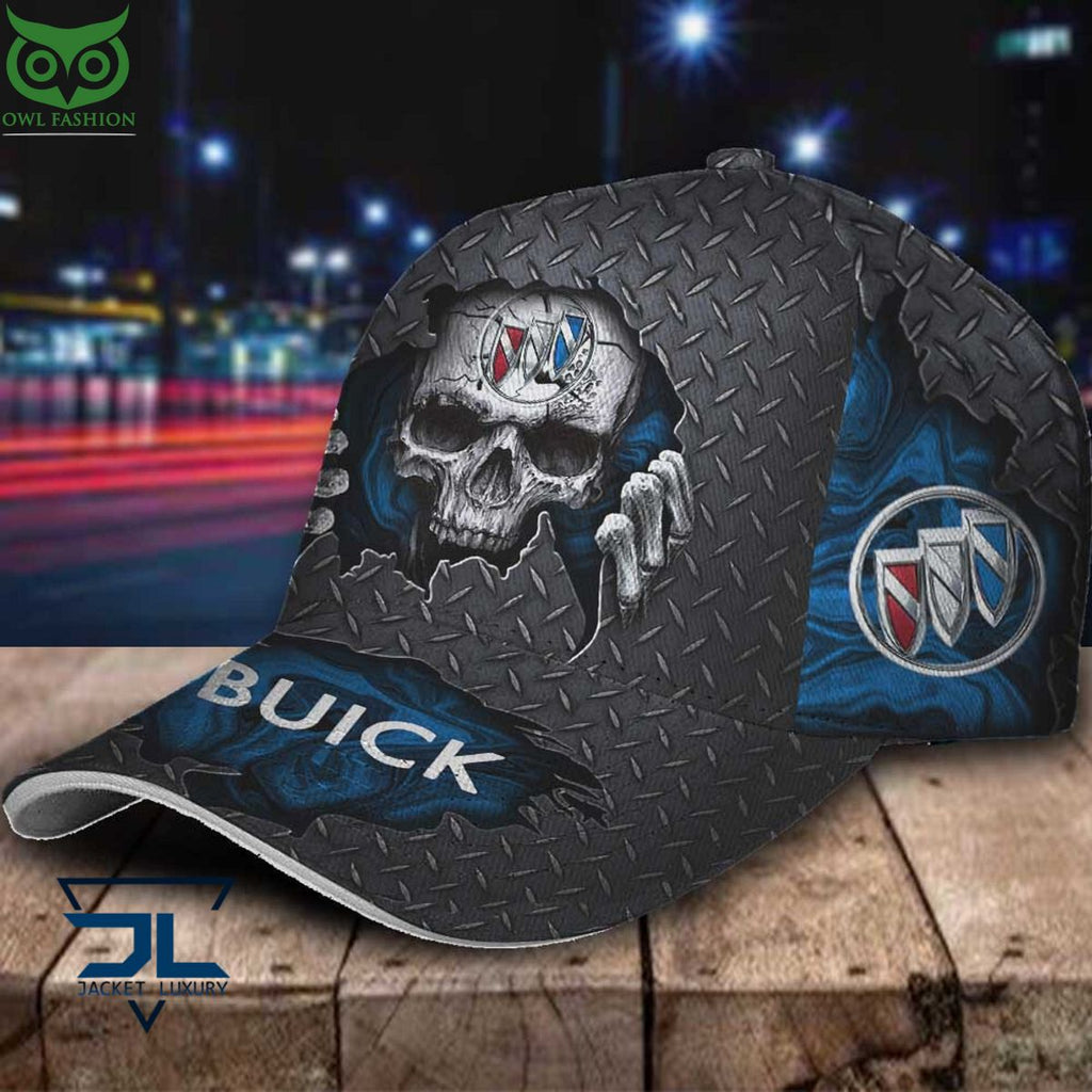 Buick Car Skull Metal Classic Cap