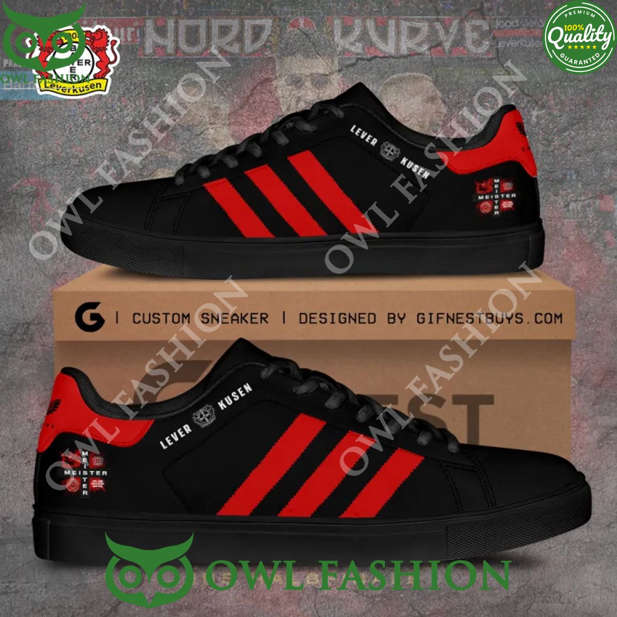 Bundesliga Deutscher Meister Bayer Leverkusen 2024 Stan smith shoes