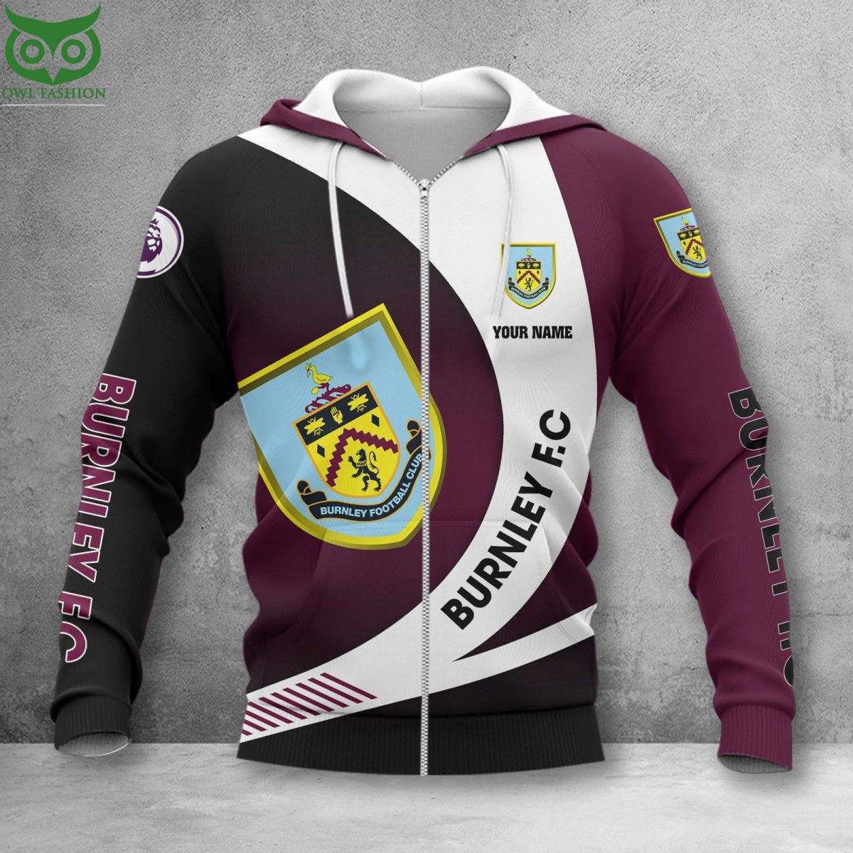 Burnley F.C Premier League Hoodie T-shirt Sweatshirt