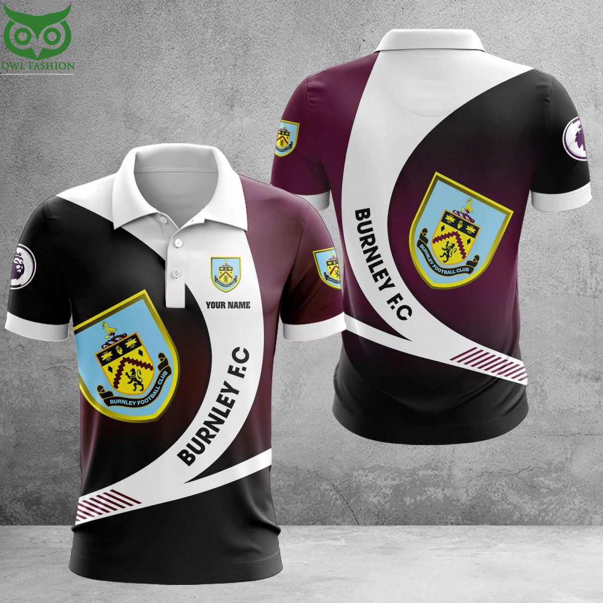 Burnley F.C Premier League Hoodie T-shirt Sweatshirt