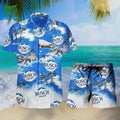 Busch Light Beer Brand Hawaiian Shirt and Shorts