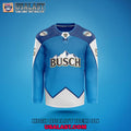 Busch Light Beer Custom Hockey Jersey