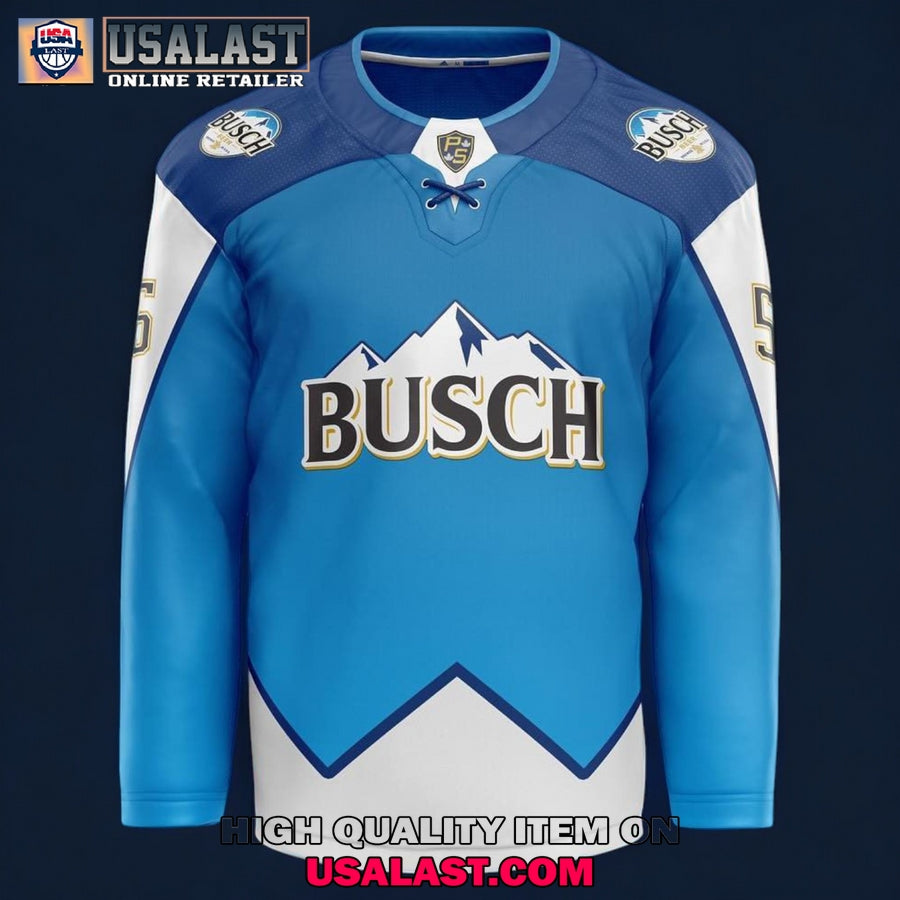 Busch Light Beer Custom Hockey Jersey