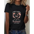 butterfly flower love pattern printed T-shirt, spring Gunpla brand summer round neck short sleeved Women'WB shield...