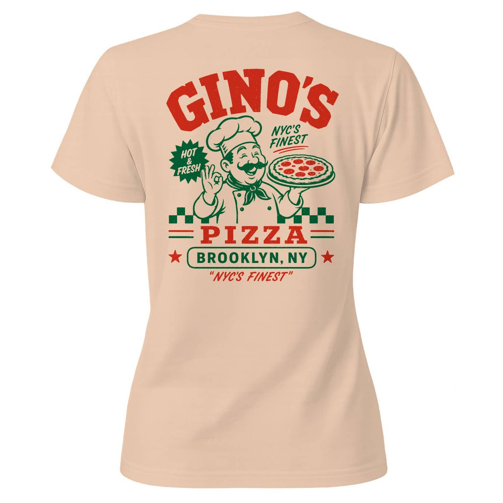 Women's T-Shirt - Gino's Pizza Brooklyn Ny