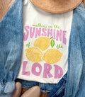 Walking On Sunshine To the Lord Graphic Tee