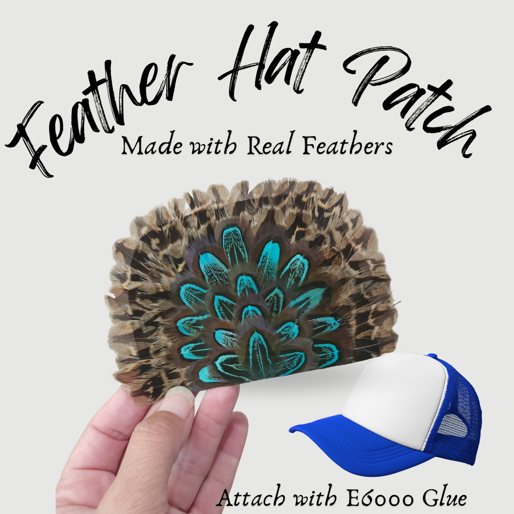 Western Feather Fans Patch For Trucker Hats Hat Bar Supplies