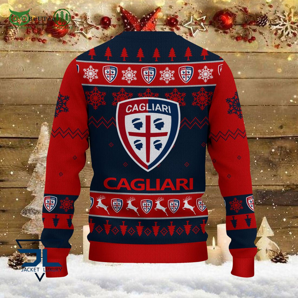 Cagliari Calcio Team Football Lega Serie A Ugly Sweater