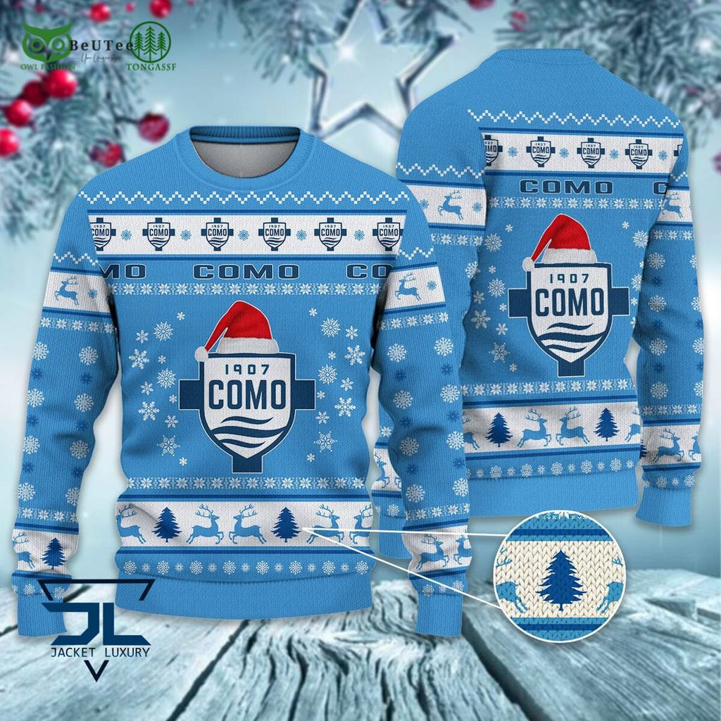 Calcio Como Football Lega Serie A Ugly Sweater
