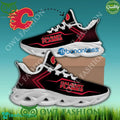 Calgary Flames Ice hockey team Chunky Sneaker Max Soul Shoes