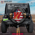 Calgary Wranglers AHL American Flag Spare Tire Cover