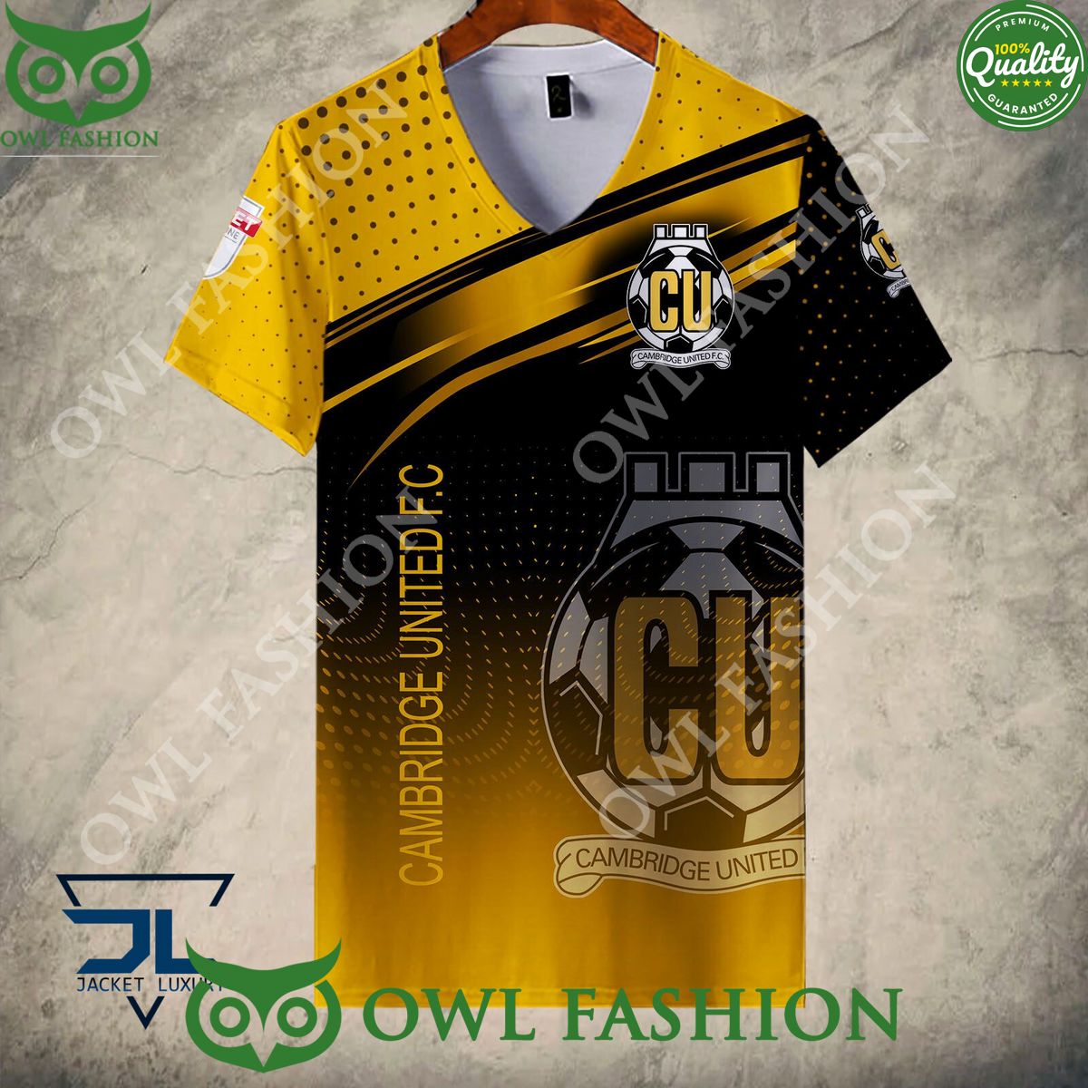 Cambridge United F.C EFL Championship 3D Hoodie Tshirt
